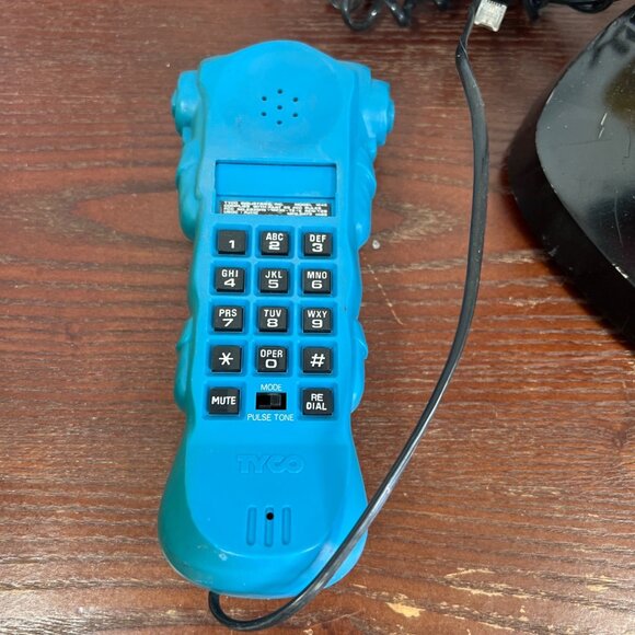 Vintage Tyco Mickey Mouse Telephone Corded With Backpack Design 1990s Walt Disne - Picture 5 of 6